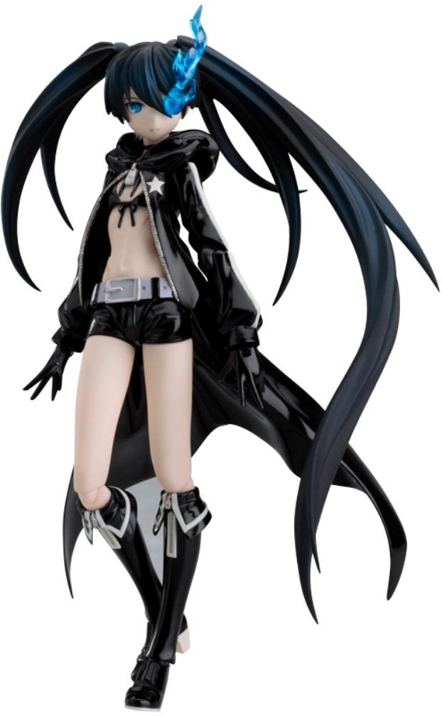 Black Rock Shooter Non Scale Pre-Painted PVC Figure: figma Black Rock Shooter image 1