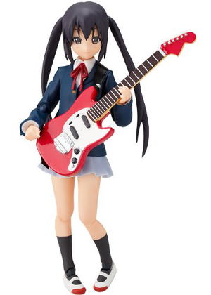 K-ON! Non Scale Pre-Painted PVC Figure: figma Nakano Azusa (School Uniform Version)_