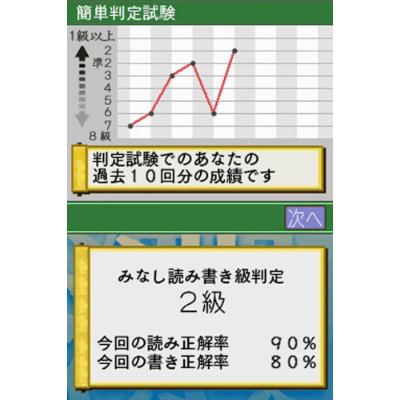 Ippan Zaidan Houjin: Nippon Kanji Shuujukudo Kentei Kikou Kounen - Tsuutenkaku DS image 6