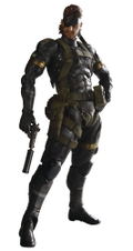 Metal Gear Solid Peace Walker Play Arts Kai Pre-Painted Figure: Snake (Sneaking Suit Version) Re-run thumbnail 1