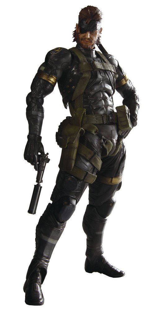 Metal Gear Solid Peace Walker Play Arts Kai Pre-Painted Figure: Snake (Sneaking Suit Version) Re-run image 1