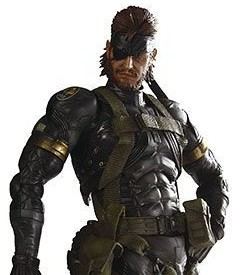 Metal Gear Solid Peace Walker Play Arts Kai Pre-Painted Figure: Snake (Sneaking Suit Version) Re-run