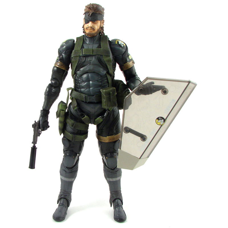 Metal Gear Solid Peace Walker Play Arts Kai Pre-Painted Figure: Snake (Sneaking Suit Version) Re-run image 3