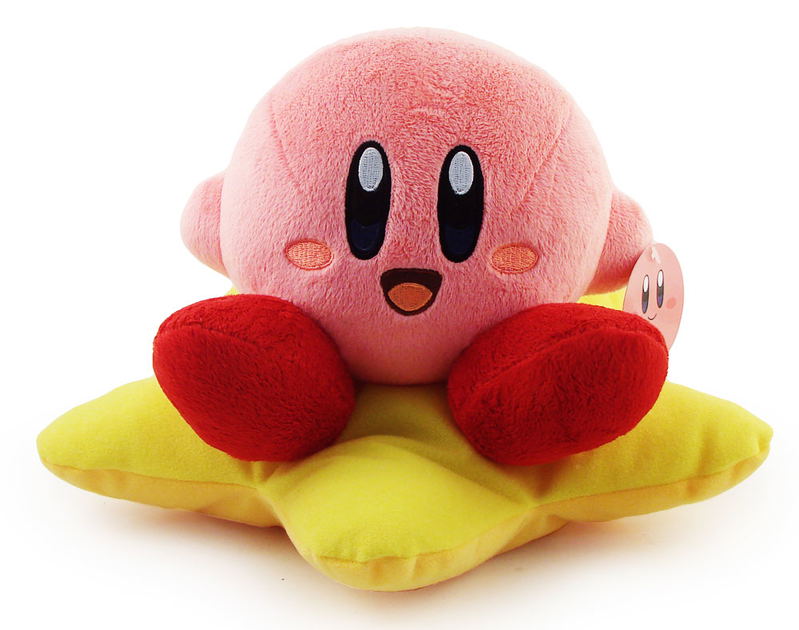Kirby Adventure Medium Size Plush Doll: Star Kirby image 1