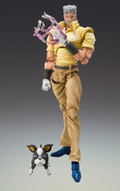 Super Figure JoJo's Bizarre Adventure Part 3 No. 17: Joseph Joestar & Iggy (Hirohiko Araki Specify Color) (Re-run) thumbnail 3