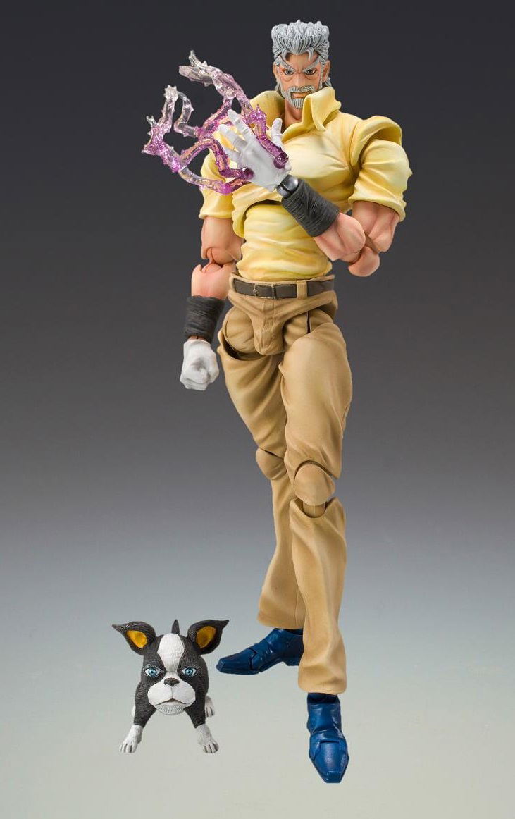 Super Figure JoJo's Bizarre Adventure Part 3 No. 17: Joseph Joestar & Iggy (Hirohiko Araki Specify Color) (Re-run) image 3