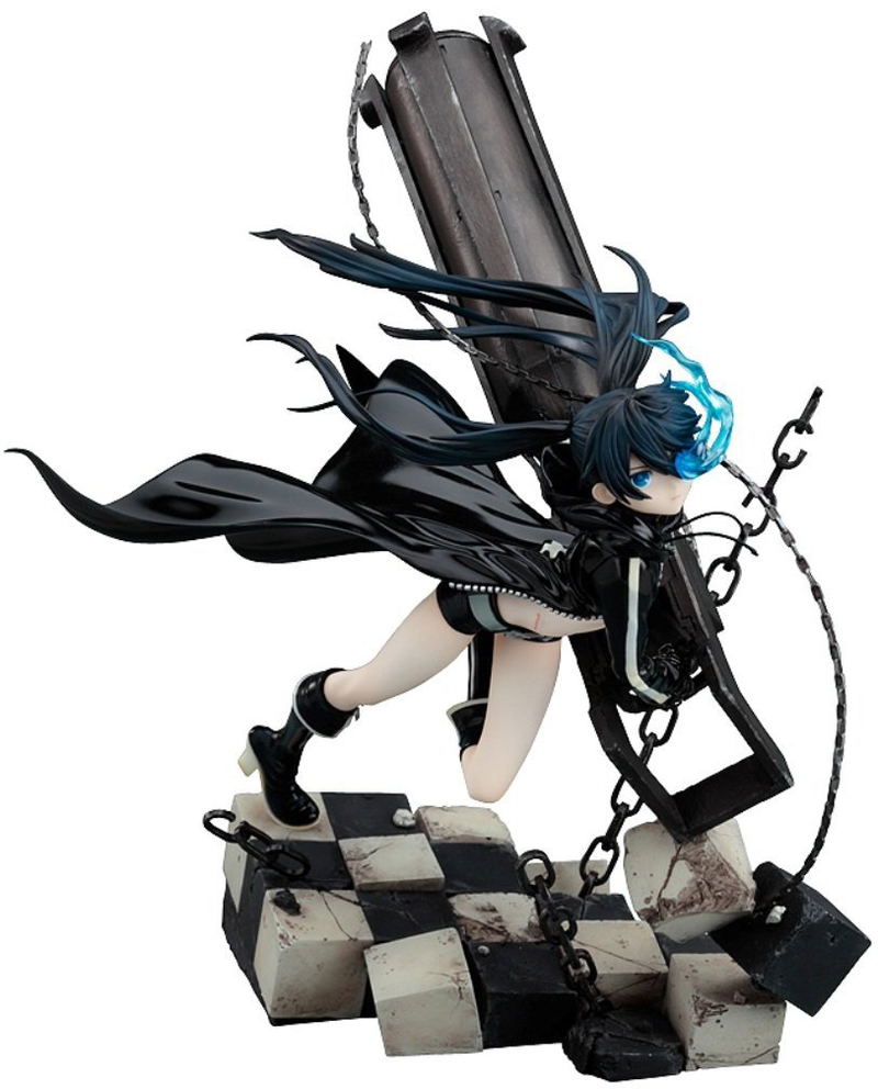 Black Rock Shooter 1/8 Scale Pre-Painted PVC Figure:  Black Rock Shooter Animation Version image 1