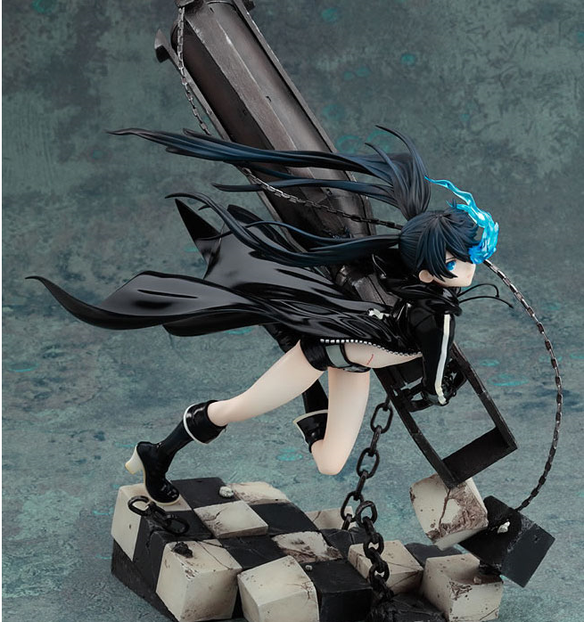 Black Rock Shooter 1/8 Scale Pre-Painted PVC Figure:  Black Rock Shooter Animation Version image 3