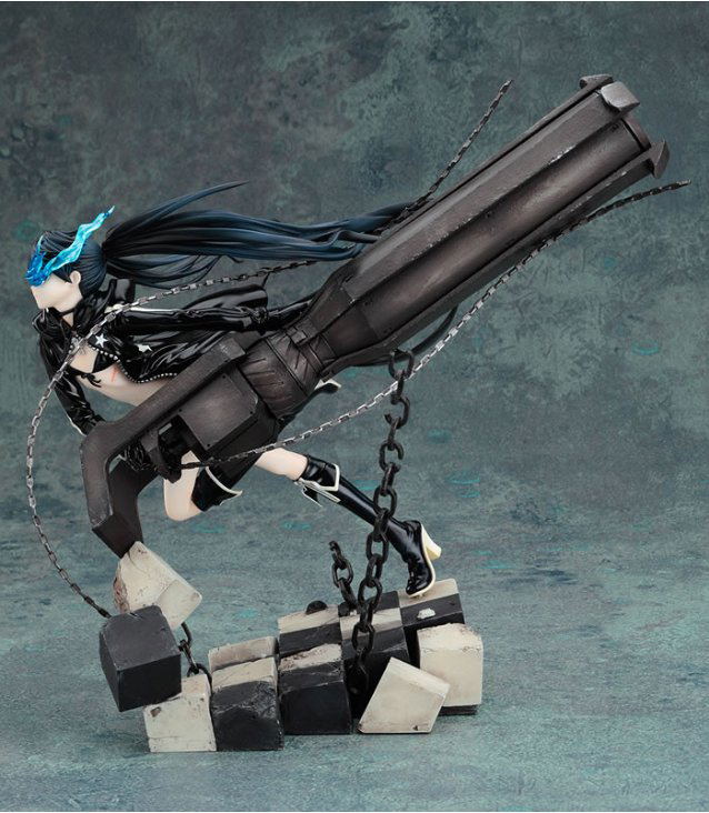 Black Rock Shooter 1/8 Scale Pre-Painted PVC Figure:  Black Rock Shooter Animation Version image 5