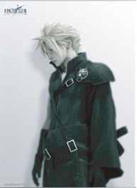 Final Fantasy VII Advent Children Wall Scroll Poster - Cloud (Re-run)_