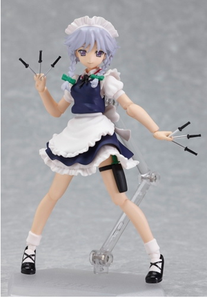 Touhou Project  Non Scale Pre-Painted PVC Figure: figma Izayoi Sakuya