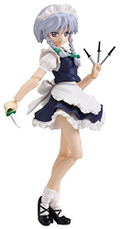 Touhou Project  Non Scale Pre-Painted PVC Figure: figma Izayoi Sakuya thumbnail 1
