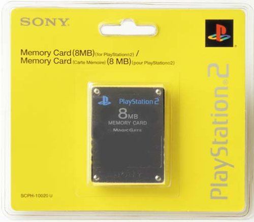 Carte mémoire PS2 originale Sony MagicGate noire SCPH-10020 8 Mo carte  mémoire