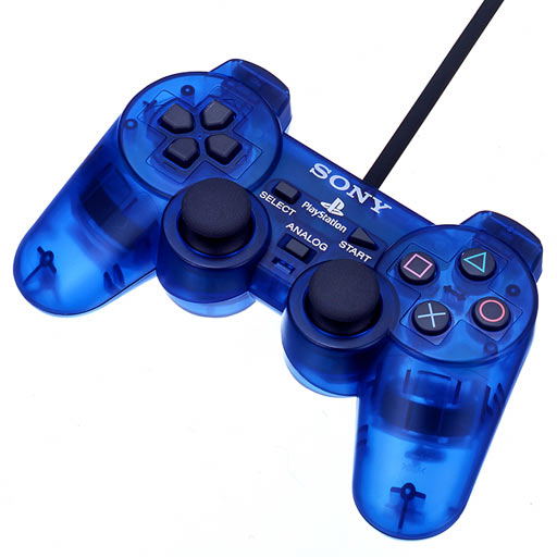 Dual Shock 2 Controller (Ocean Blue) image 1