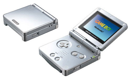 Game Boy Advance SP, 220V (Silver/Platinum) image 2