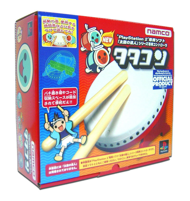 Original Box with Drum controller for Taiko good Drum Master Playstation 2