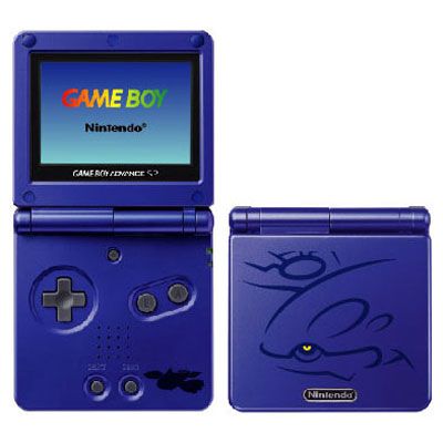 Game Boy Advance SP - Kyogre Blue (110V) image 1