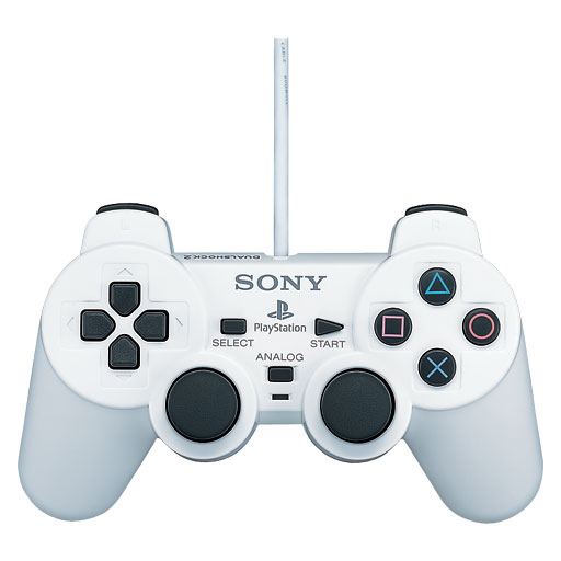 Original Sony Playstation 2 Silver PS2 Dualshock 2 Controller