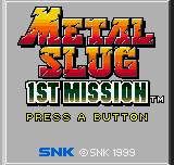 Metal Slug: 1st Mission [loose] image 2