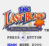 The Last Blade [loose]