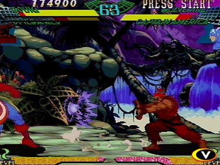 Marvel Super Heroes vs. Street Fighter (w/4MB Ram Cart) image 12
