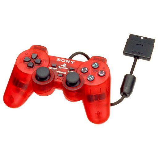 Dual Shock 2 Controller (Crimson Red) image 1