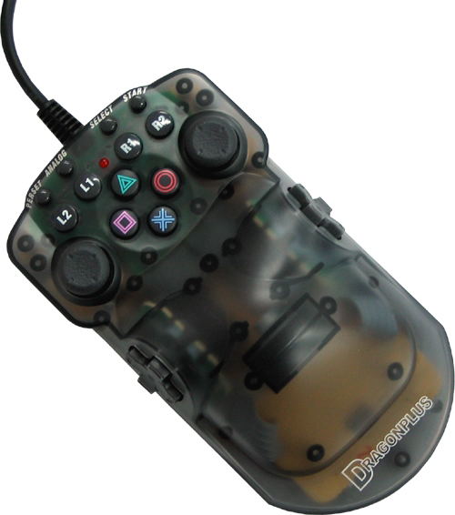 RPG DuoCon2 - One Hand Controller (Clear Black) for PlayStation 2 ...