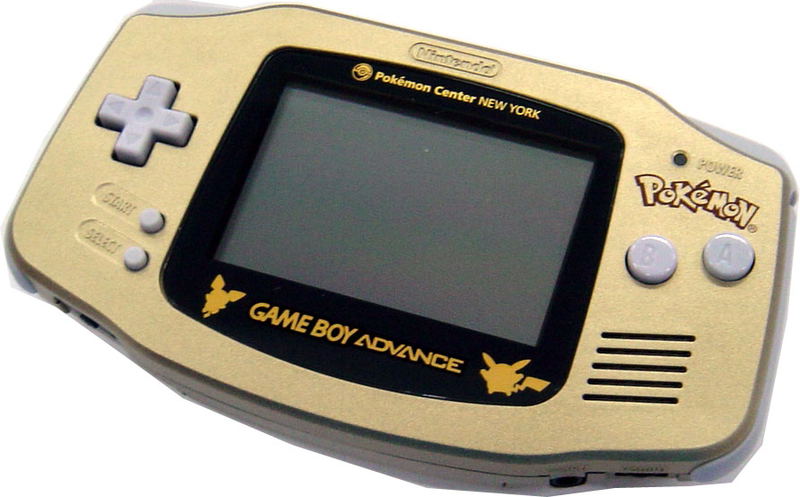 Game Boy Advance Console (Pokemon Center NY Gold Limited Edition) image 2