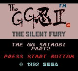 The GG Shinobi II: The Silent Fury image 3