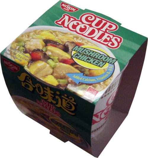 Nissin Cup Noodles - Mushroom Chicken Flavor image 1