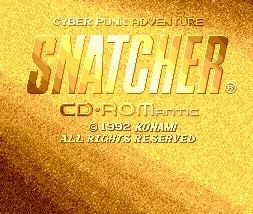 Snatcher CD-ROMantic