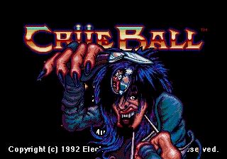 Crüe Ball: Heavy Metal Pinball for Sega Mega Drive / Sega Genesis