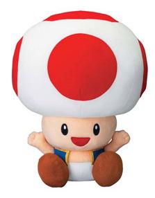 Super Mario Bros. DX Plush Doll: Toad (large)_