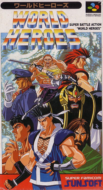 ワールドヒーローズ World Heroes pre-owned for Super Famicom / SNES