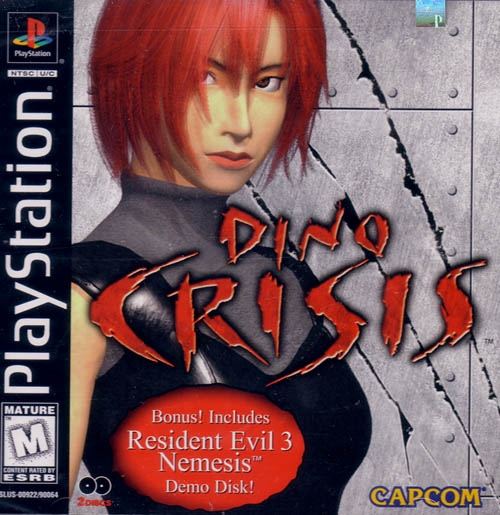 SONY PlayStation PS1 Dino Crisis Includes Resident Evil 3 Demo Disc  (COMPLETE) 13388210459