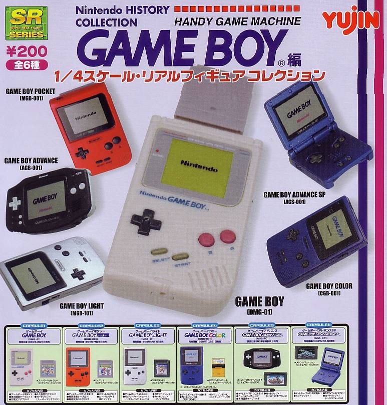 Snor katalog Ejeren Nintendo History Collection Handy Game Machine Game Boy Gashapon