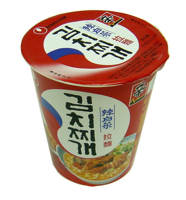 Nong Shim Cup Noodles - Kimchi Flavor image 1