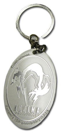 Konami Kojima Productions 10th Anniversary Keychain_