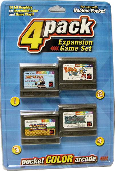 NeoGeo Pocket 4 Pack Expansion Game Set - Pack A image 1
