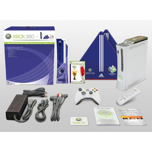 Xbox 360 2006 FIFA World Cup Japan Blue Limited Edition image 2