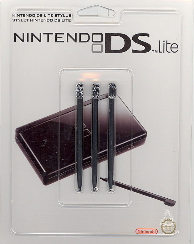 Nintendo DS Lite Stylus (Black/3pcs) image 1