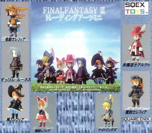 Final Fantasy III Square-Enix Characters_