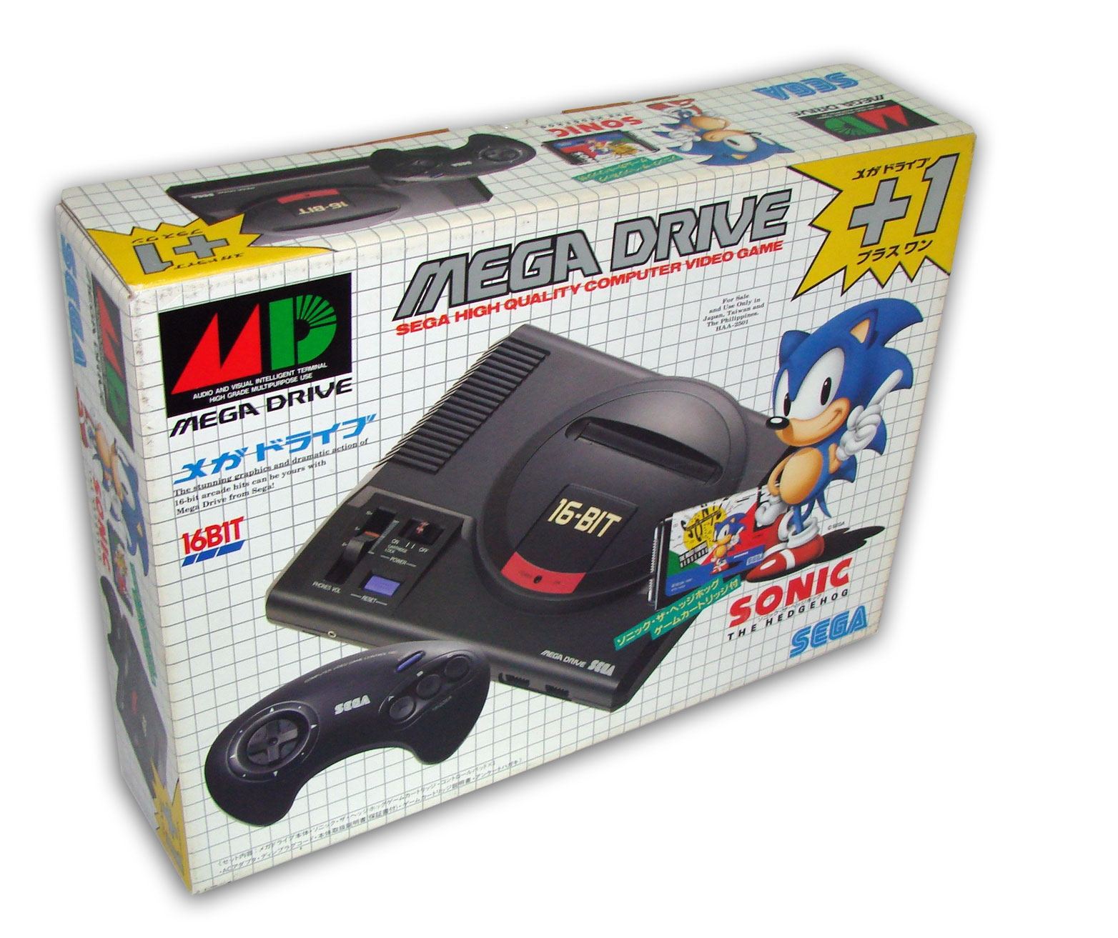 SEGA Mega Drive - Sonic the hedgehog 1 - PAL - Complete VGC for sale online