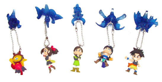 Blue Dragon Character Keychain Gashapon image 1
