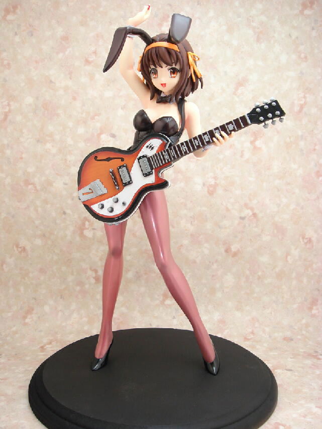 Suzumiya Haruhi no Yuutsu 1/6 Scale Pre-painted PVC Figure - Haruhi Suzumiya (Bunny Girl - Black Ver.) image 1