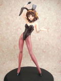 Suzumiya Haruhi no Yuutsu 1/6 Scale Pre-painted PVC Figure - Haruhi Suzumiya (Bunny Girl - Black Ver.) thumbnail 3