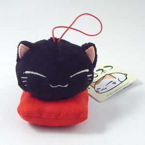 Nemuneko Zabuton Mascot Plush Doll: Nemuneko Black Ver._