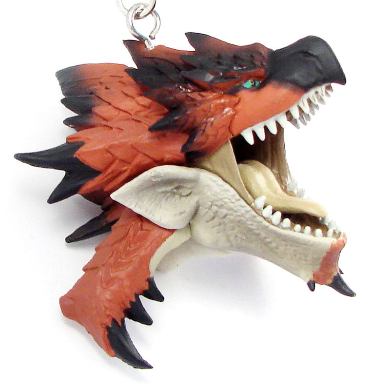 Banpresto Monster Hunter Head Key Chain: Rioreus image 1