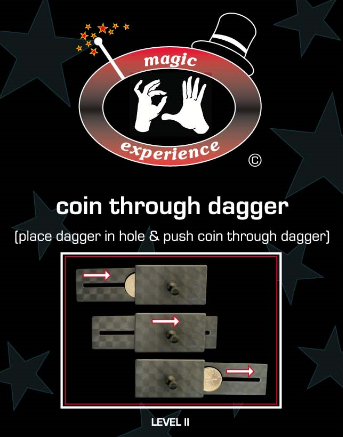 Magic Experience Level 2: Coin Through Dagger image 1