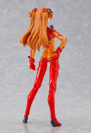 Neon Genesis Evangelion Rebuild of Evangelion Non Scale Pre-Painted PVC Figure: figma Shikinami Asuka Langley Test  Plugsuit Ver.